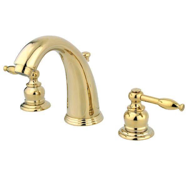 Widespread Bathroom Faucet, Polished Brass